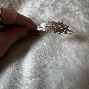 Silver Feather Bracelet